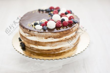 蛋糕奶油巧克力蔓越莓甜