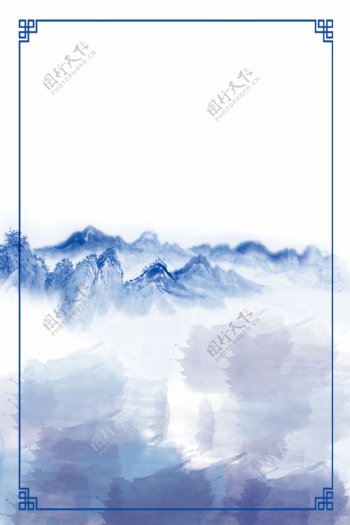 中国风字画框
