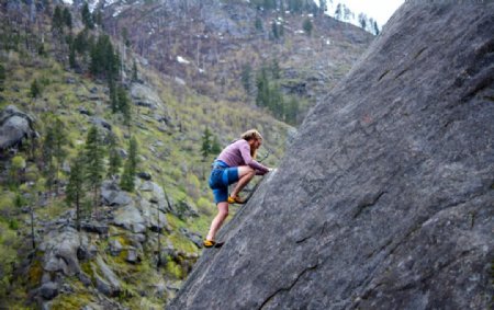 攀岩攀登运动健身