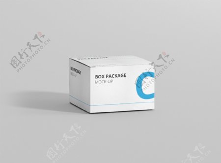 纸盒包装设计vi样机效果图贴图