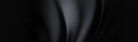 黑色丝绸绸缎立体顺滑背景素材