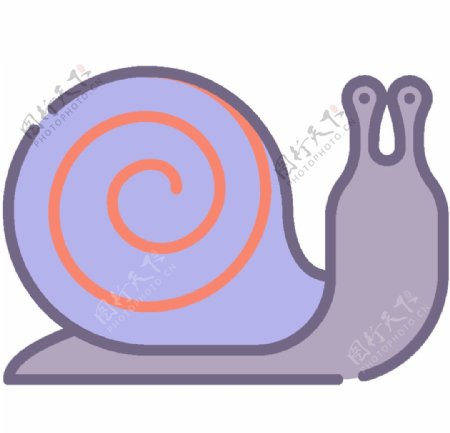 简笔蜗牛