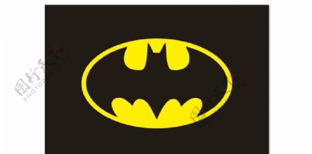 蝙蝠logo超级英雄标志