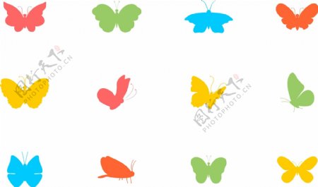蝴蝶矢量图