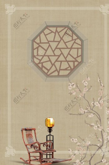 中式背景墙中式背景素材背景图片