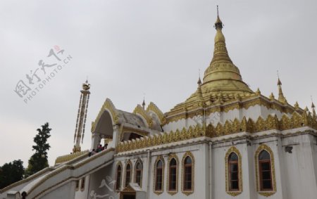 白马寺缅甸佛殿图片
