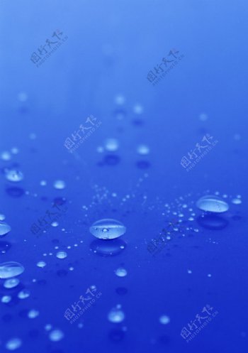 韵动的水纹水滴背景图片