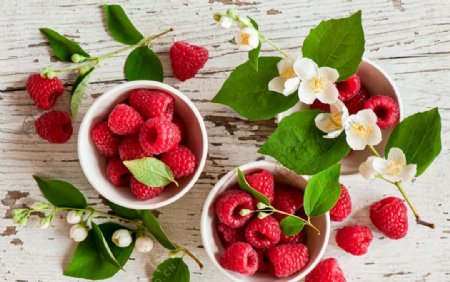 水果树莓下午茶图片