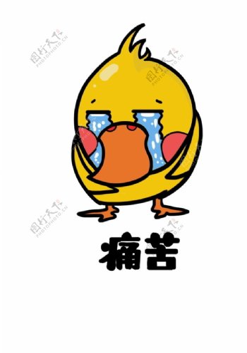 小鸭肥鸭Q版卡通角色动物形象图片