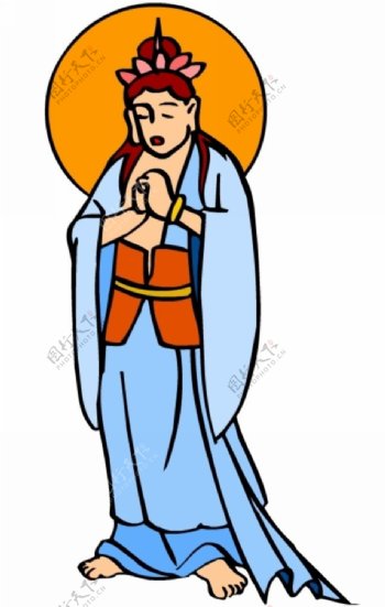 卡通宗教人物图片