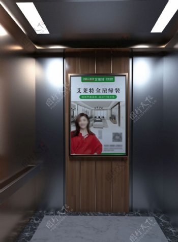 电梯广告图片