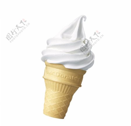 甜筒冰淇淋麦当劳图片