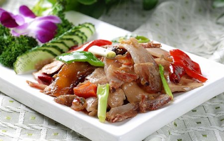 川菜笋干香腊肉图片