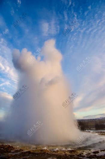 史托克间歇泉温泉喷泉图片