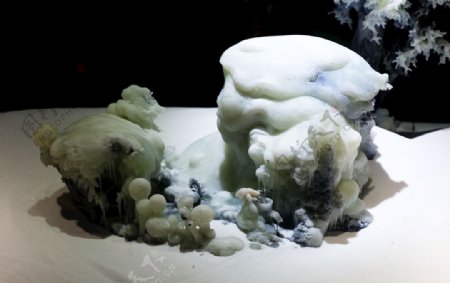 中国美术馆展览之岫岩玉雕图片