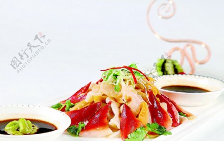 浙菜捞拌海螺片北极贝图片