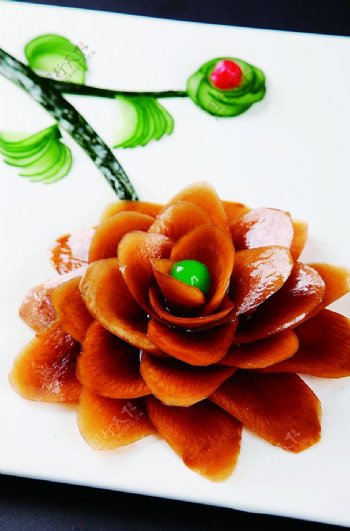 浙菜美味酱萝卜图片