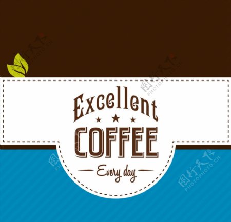 优质咖啡宣传单图片