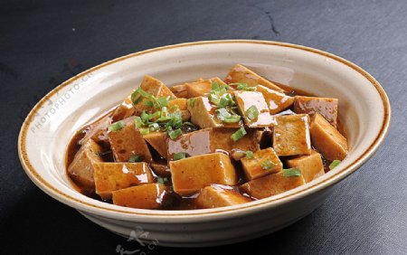 鄂菜白水烧豆腐图片
