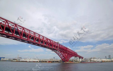 日本天保山大桥图片