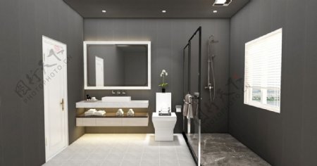 簡約浴室衛生間圖片