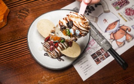 美食日本料理文化脆脆薯片豆泥图片