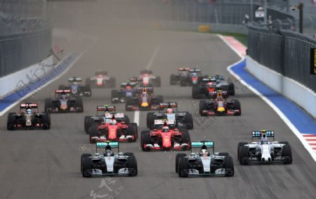 F1比赛发车图片