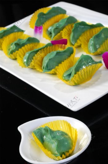螺旋藻水饺图片