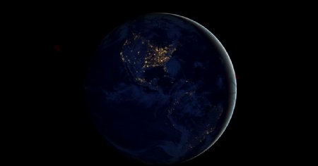 地球夜景圖片