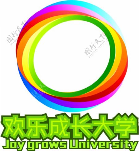 彩虹圆环logo