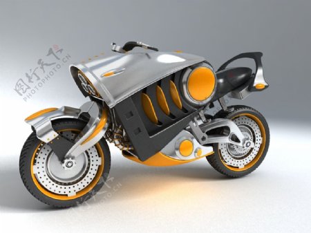 概念摩托车3d源文件