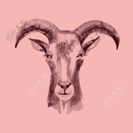 2015羊年红色羊设计素材可变色