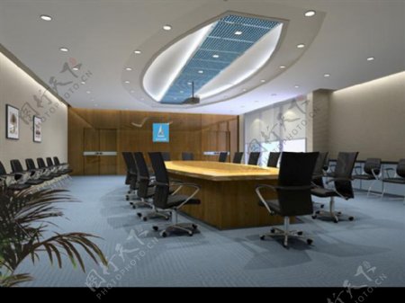 高档会议室模型
