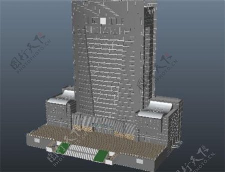 商贸建筑游戏模型素材