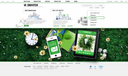 绿色数码产品网页