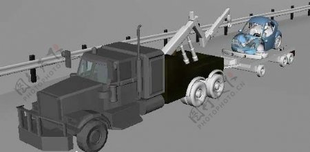 拖车模型