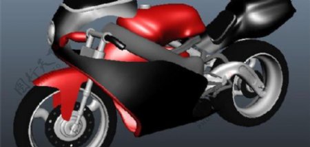 摩托赛车游戏模型