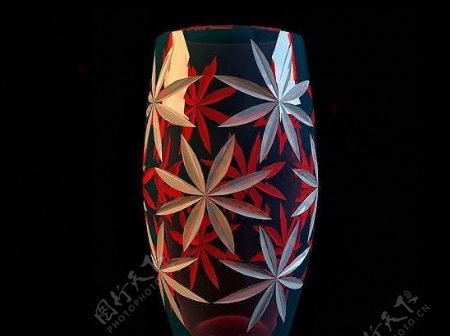 雕花玻璃花瓶vases58