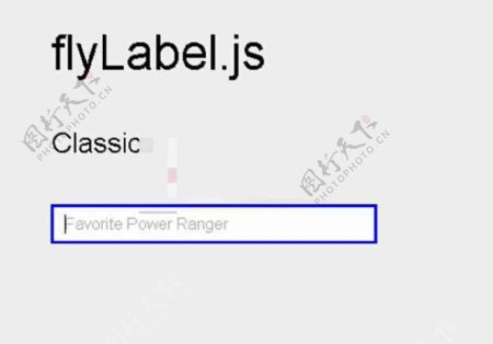 jQuery标签插件flyLabel