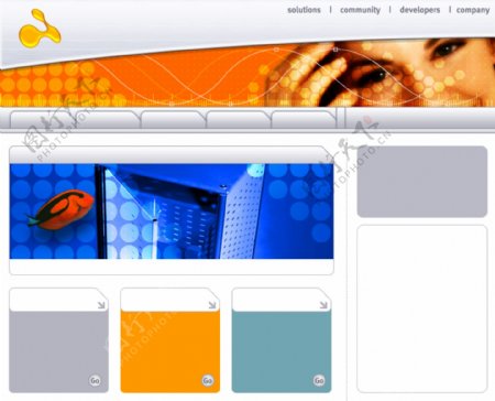 欧美设计企业网站模板