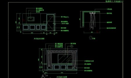CAD餐厅设计素材餐厅施工
