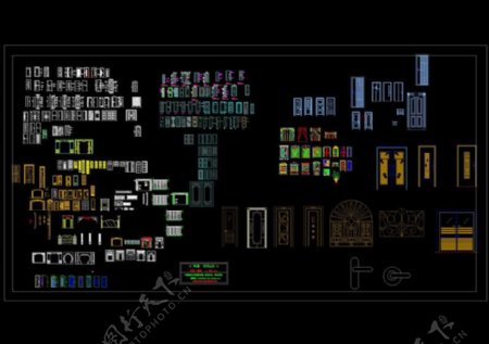 常用CAD图块门类cad图纸