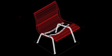 精巧椅子家具CAD模型
