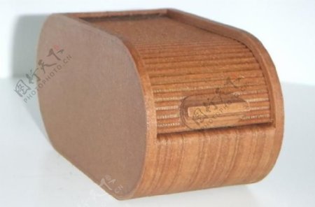 卷顶盒的印刷与木材和染色fused3d