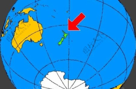 新西兰基础地图