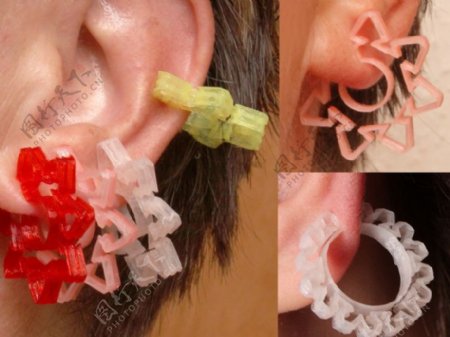 耳环手镯花瓶加螺旋发生器