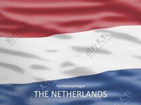 荷兰国旗的PowerPoint模板