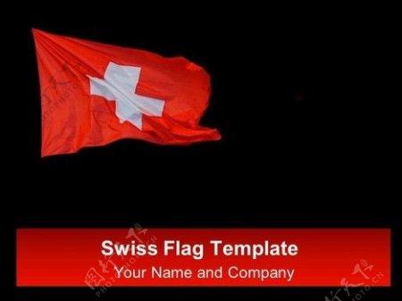 瑞士国旗模板