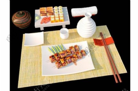日式餐点模型