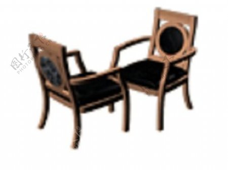 古典老式椅子模型